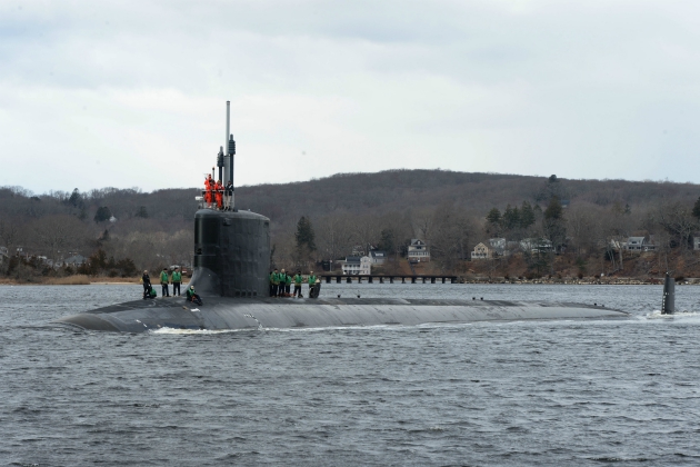 米海軍、最新鋭潜水艦「サウスダコタ」就役 攻撃力、ステルス性など