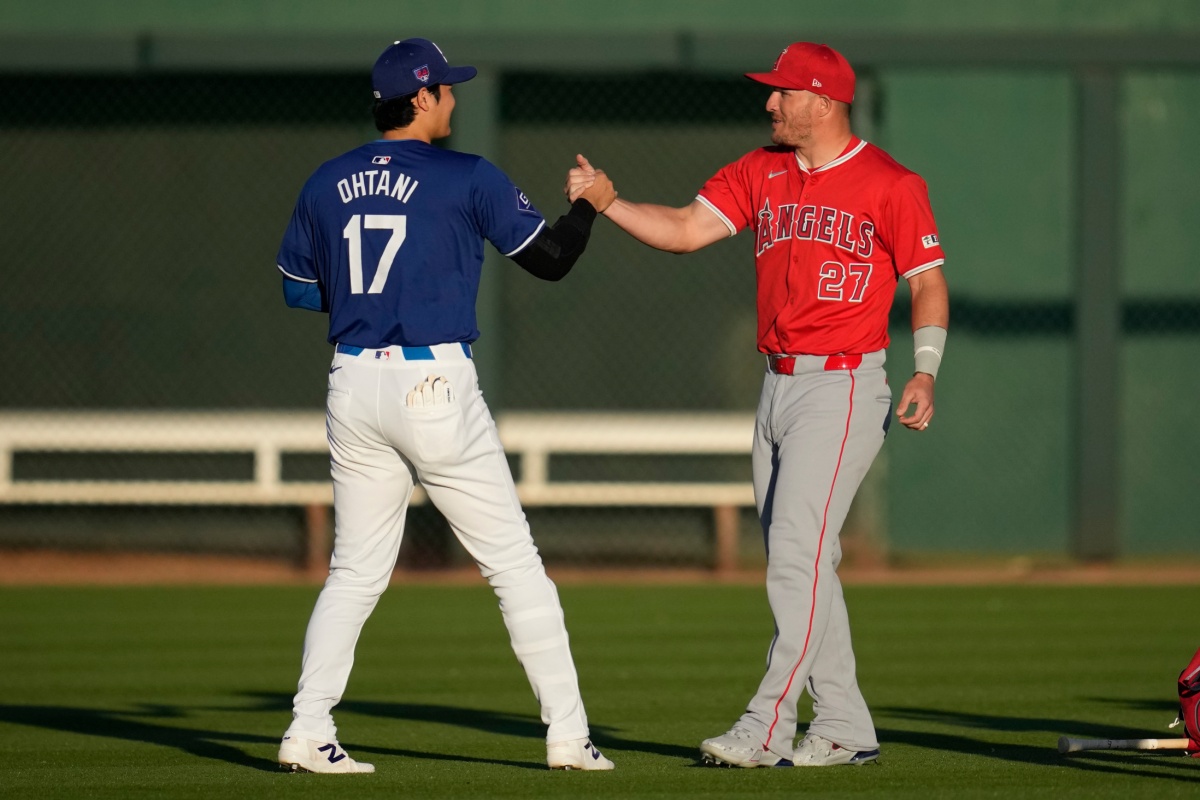 トラウトが大谷翔平と再会 チームメイトでなくとも「友達」と表現