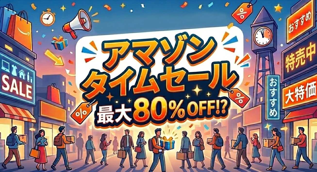 毎日チェック必須！日替わりAmazonタイムセール商品 - NewSphere